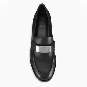 Rag & Bone Women's ICONS Canter Leather Loafers Black
